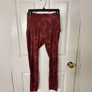 Gymshark high rise cherry brown gs power leggings